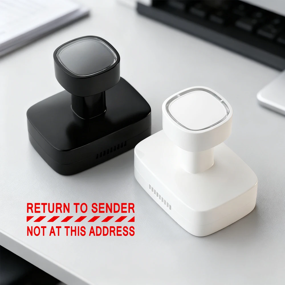 Financial Seal Return to Sender Non-This Address Red Ink Business Supplies