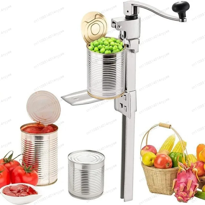 Commercial Can Opener Heavy Duty Manual Tabletop Can Opener for Restaurant Hotel Kitchen Large Cans