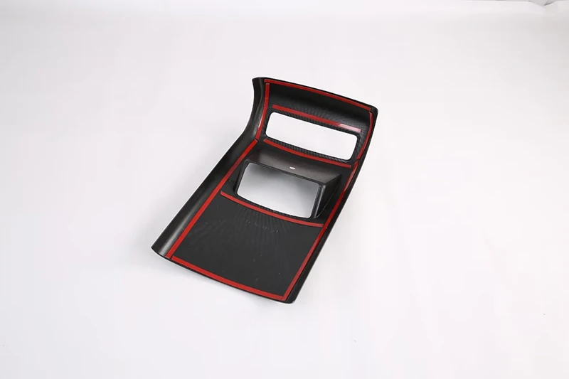 For Hyundai Palisade 2022 2023 2024 Car Accessories Carbon fiber style Armrest Box Rear Air Vent Frame Trim Cover