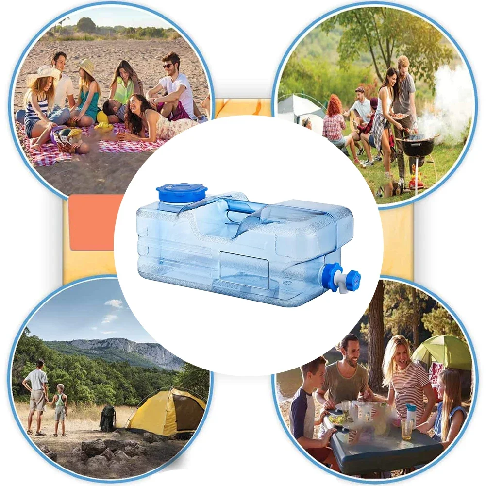 حاوية مياه للتخييم مع حنفية ، موزع محمول كبير السعة ، خزان للقيادة ، سيارة ، في الهواء الطلق ، نزهة ، 8 لتر ، 10 لتر ، 12 لتر ، 15 لتر #3