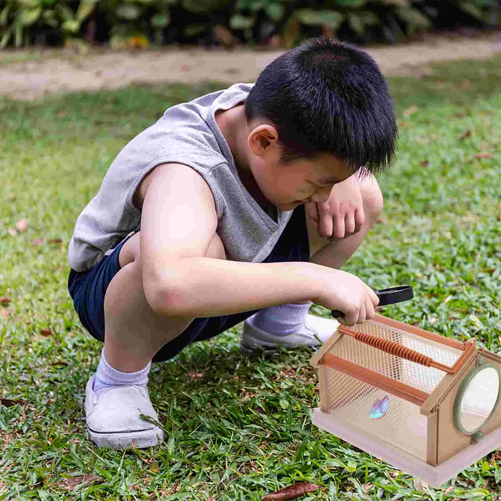 Puzzle Children's Insect Cage Toy Educational Kids Exploration Abs Outdoor Adventure Tool Critter Catcher