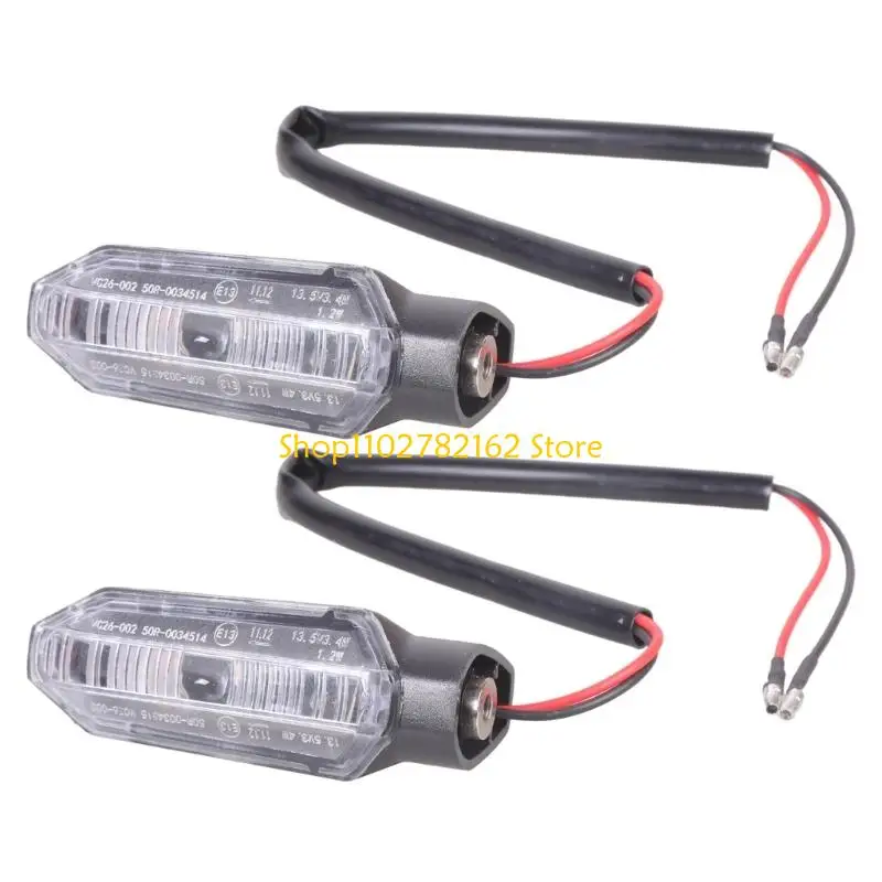 

547B Enhanced Visibility LED Motorcycle Indicators Waterproof Design For CB500X Off Roading Bikes