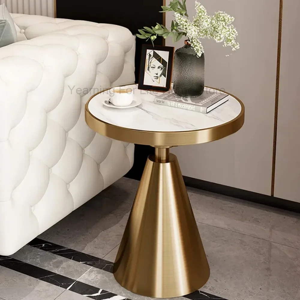 

Aesthetic Side Table Marble Living Room Modern Wood Coffee Tables Luxury Accessories Mesa Table Basse Pour Salon Home Furniture