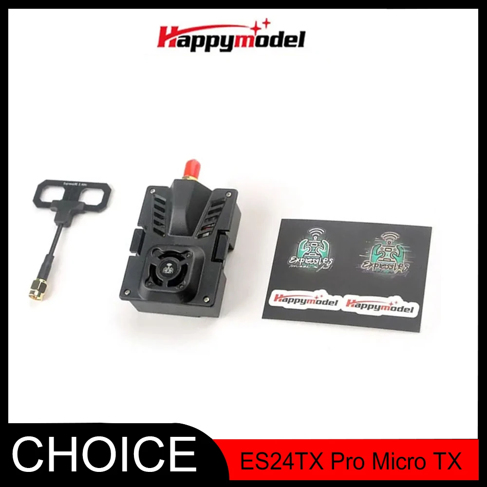 

Модуль HappyModel ES24TX Pro 1000 мВт 2,4G ELRS Micro TX — охлаждающий вентилятор и светодиод RGB | для FPV дронов и радиоуправляемых самолетов
