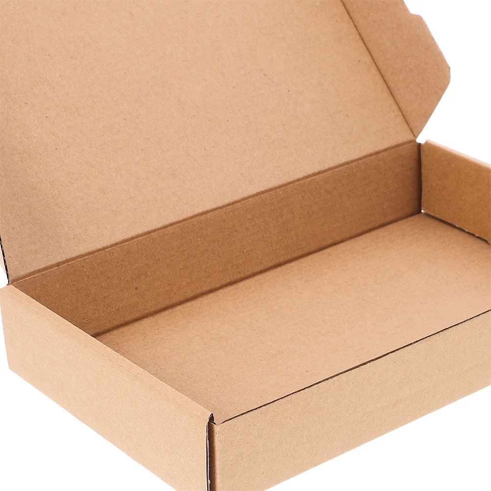 Freins Kraft Paper Posting Boxes, Small Business Shipping Cardboard, Moins d'emballage cadeau pour Liner, 10 Pcs