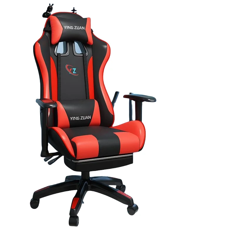 

Hot Sales Custom Black & Green Ergonomic Polyurethane Leather Gaming Chair Modern Reclining Design Swivel Lift Function For Home
