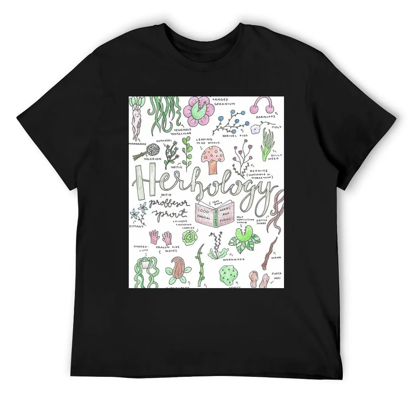 

Professor Sprouts Herbology Class T-Shirt sweat quick drying boys animal print Men's t-shirts