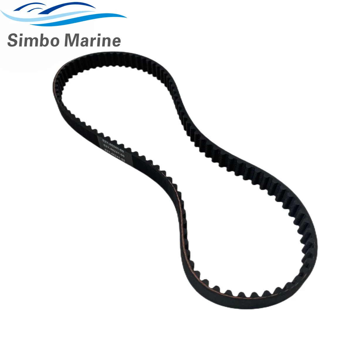 60V-46241-00 62Y-46241 Timing Belt For Yamaha F40 F50 F60 4 STROKE 1995-2004 Outboard Motor 62Y-46241-00 60V-46241