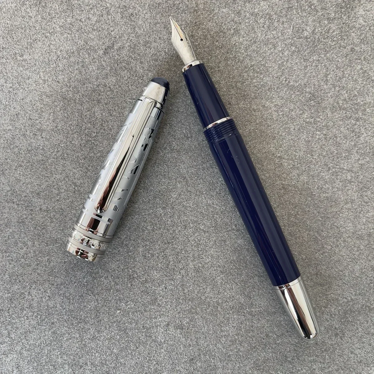 

Роскошная 145, БОЛЬШАЯ ограниченная серия, металлический колпачок M.k, 100 цветов, ручка для письма, чернила, шариковая ручка-роллер