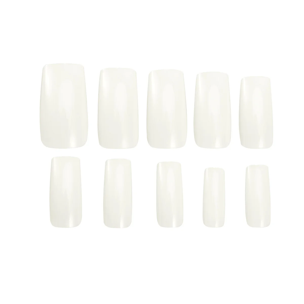 

500Pcs Natural Style Fake Nail Tips Suitable for Salon DIY Wedding Parties Full Cover False Nails Transparent Fake Nail
