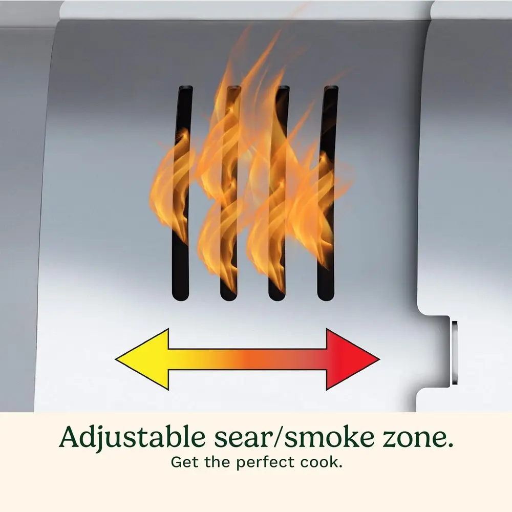 Portable Wood Pellet Grill and Smoker for Compact Spaces, Ideal for RVs, Camping, and Backyard Cooking