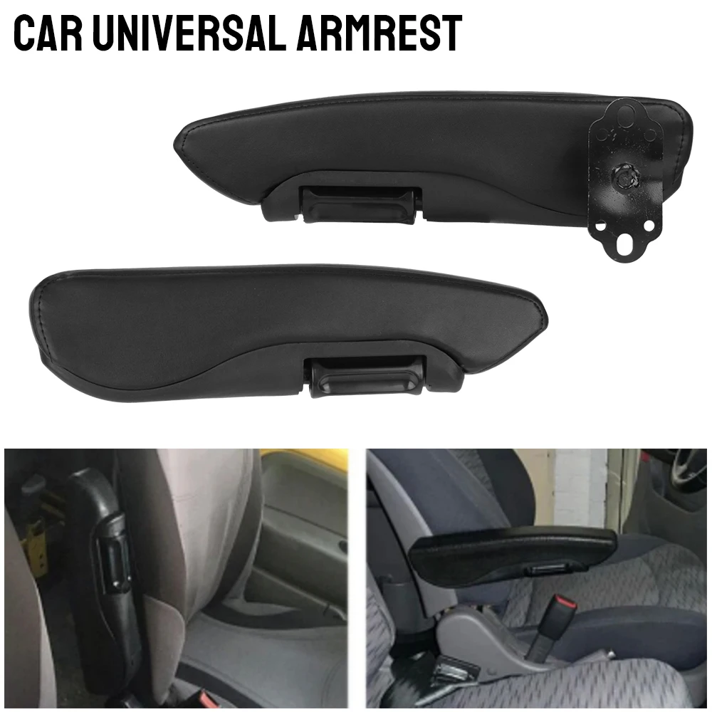 Adjustable Universal Armrest Car Center Console Arm Rest Box Interior Accessories Left Right Side For Truck Trailer RV Caravan