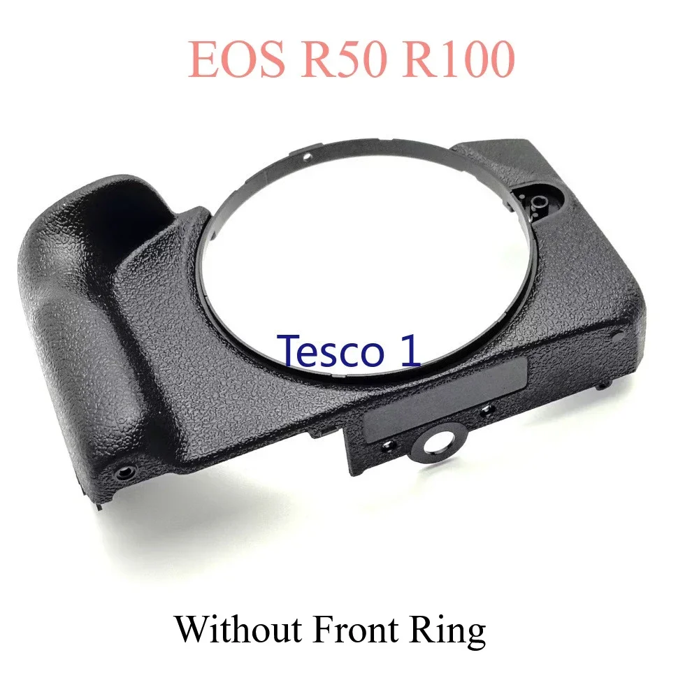 

Original New Black White Replacement For Canon EOS R50 R100 Front Cover Case Shell + Handle Grip Rubber Without Front Ring Part