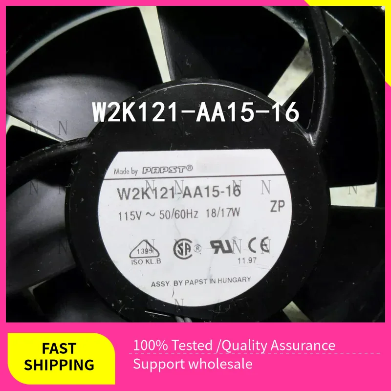 YJJ  FOR Ebmpaps Axial radiator 17/18W W2K121-AA15-16 5908 115V 127*127*38MM Server Fan