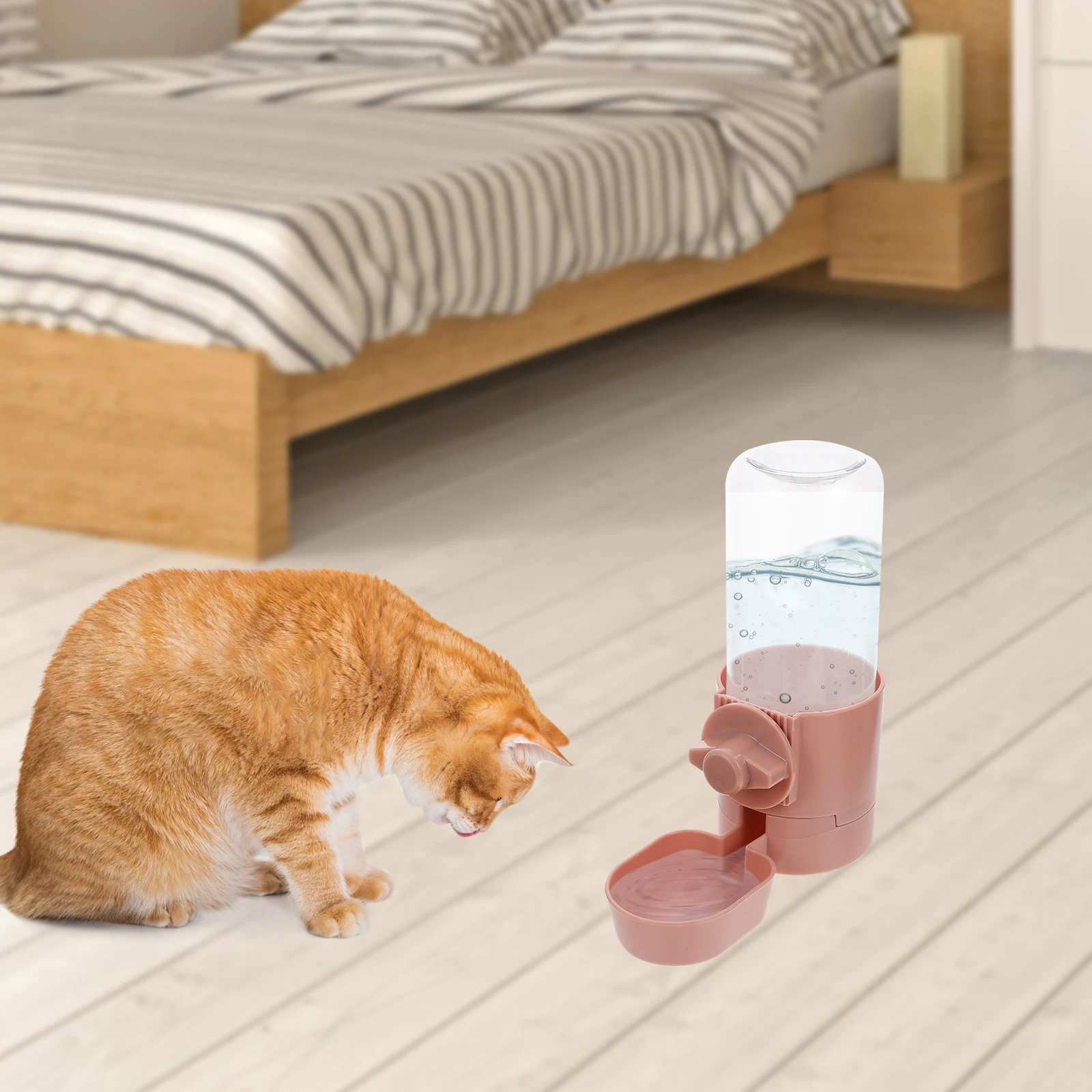 

HOMOBABE Automatic Pet Water Dispenser Hanging Feeder for Cats Dogs Cage Bottle for Pet Owners