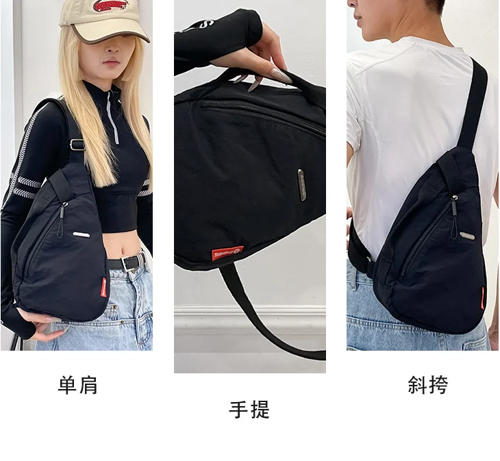 2025 New Fashion Trend Crossbody Chest Bag Simple Lightweight Versatile Handbag Outdoor Sports Style Mobile Phone Small Bags sac
