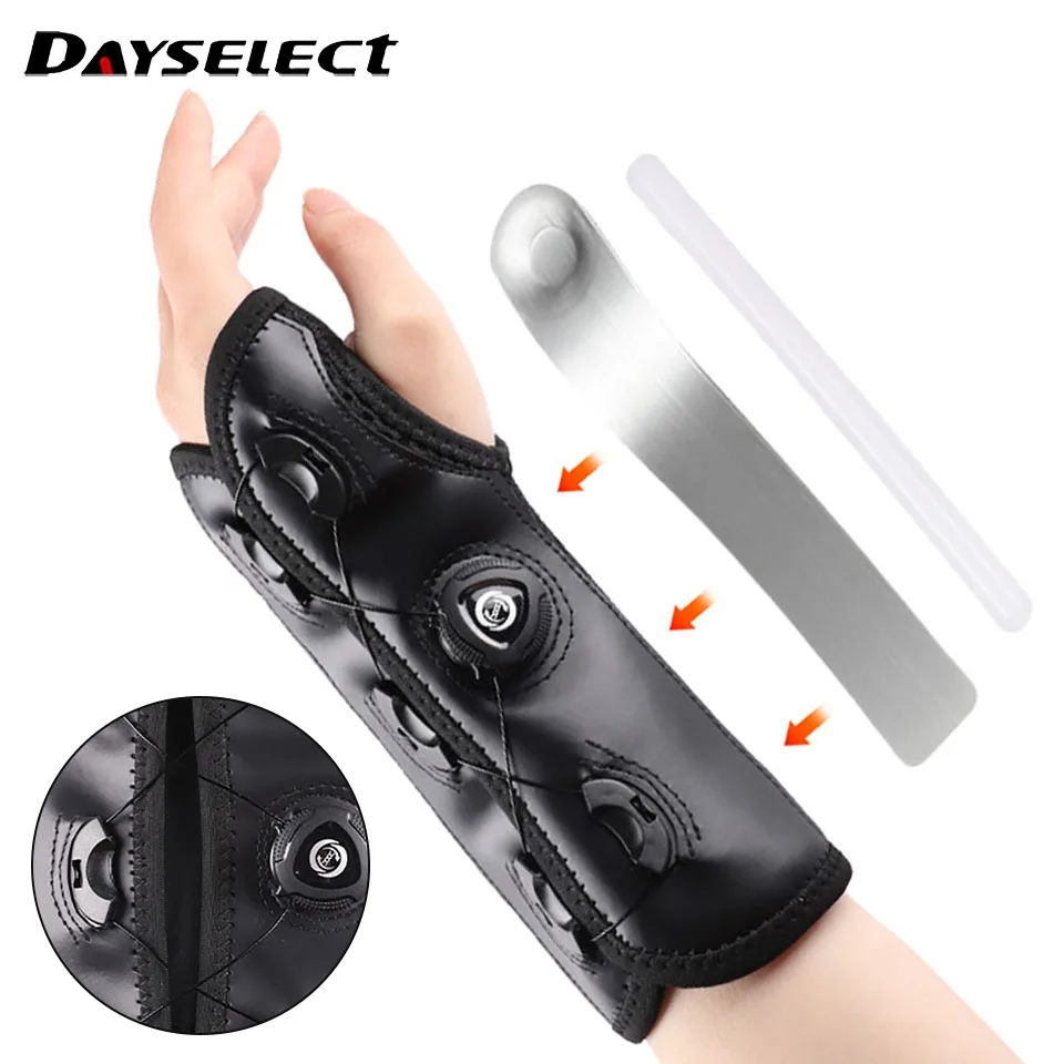 

1 шт. регулируемая ручка, защита запястья, съемная стальная пластина, сухожильная оболочка, фиксация, защита от сжатия, комфортный бандаж на запястье унисекс