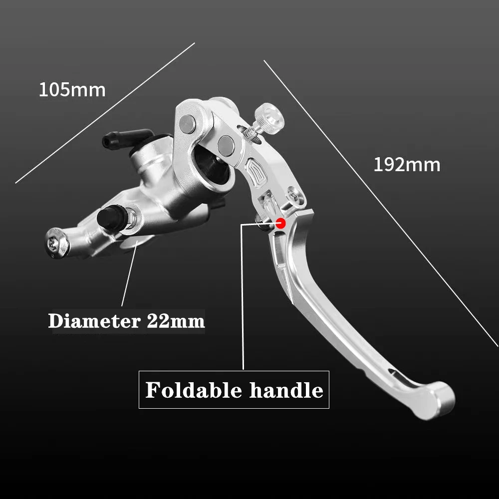 Universal 22mm 16RCS 17.5RCS CNC Motorcycle Hydraulic Brake Clutch Pump Master Cylinder Lever Handle For Honda Yamaha Kawasaki