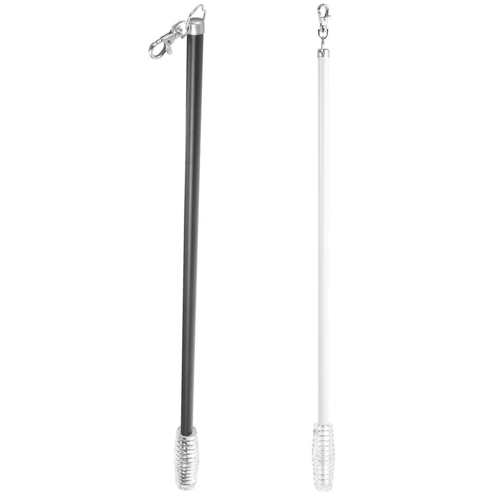 2 قطعة قضيب سحب الستائر فتاحة الستار استبدال عصا طويلة سبائك الألومنيوم خفيفة الوزن قوي سطح أملس سهلة الإمساك #4