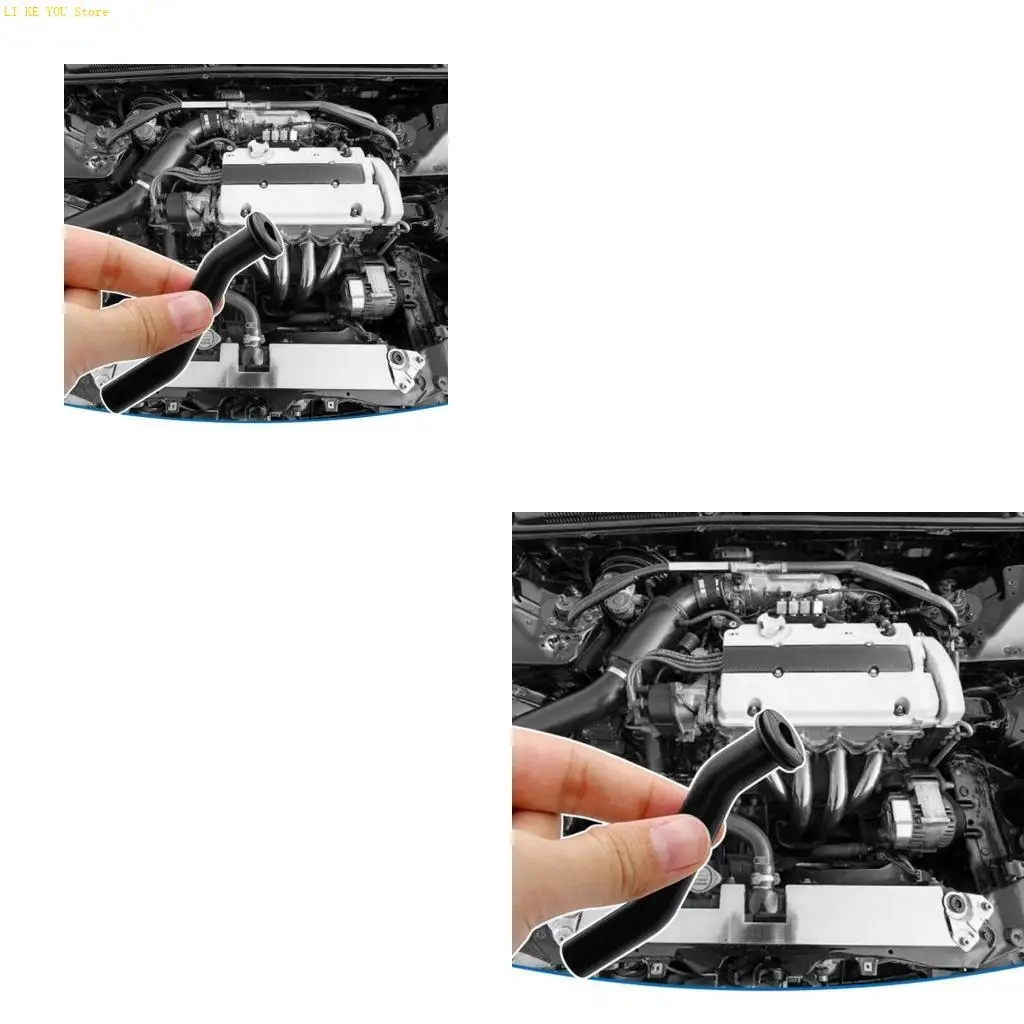 W3JE Rubber Vacuum Hose 596163 Replacement for Select Small Engines Lawn Mowers Tractors Convertor Adpater Accessory