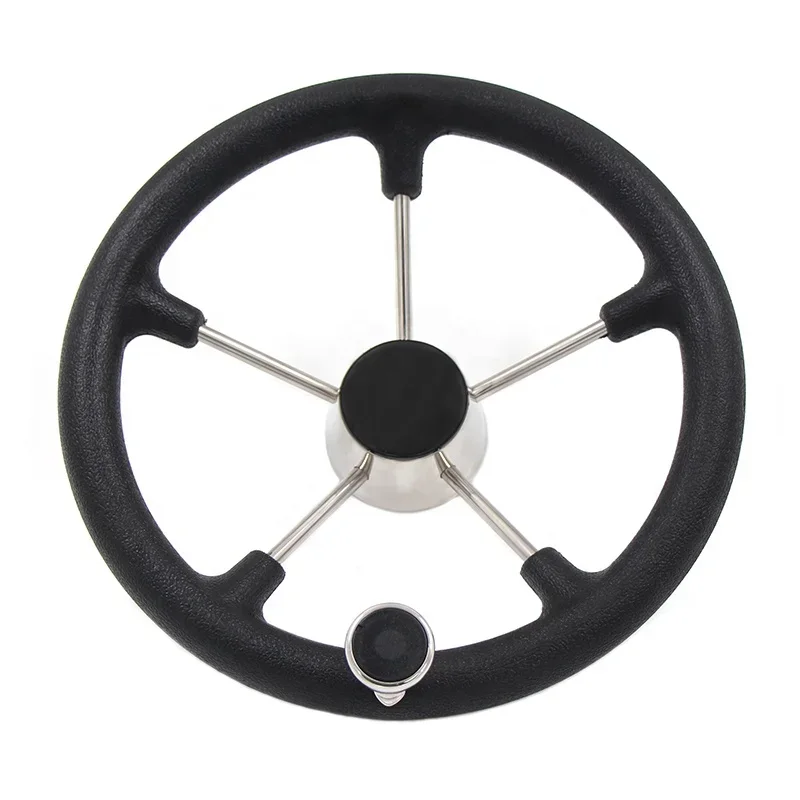 Winibo Superior Quality Stainless Steel Black Marine Steering Component Boat Control Part Essential for Optimal Navigation