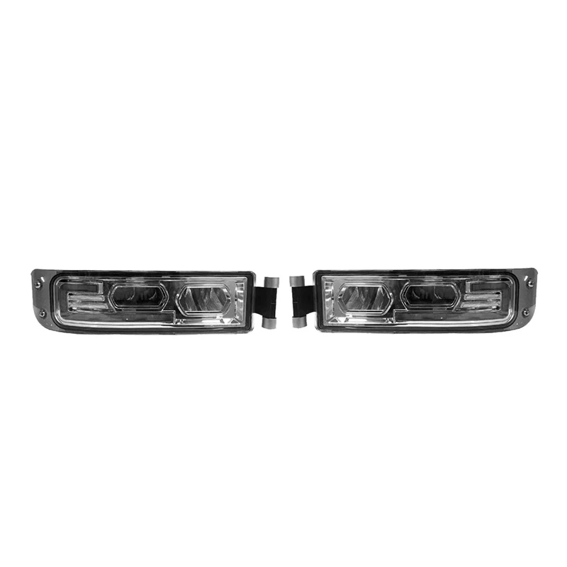 Y17A Truck Headlight LED Fog Lamp Daytime Running Light W/Dual Color DRL For MAN TGA TGL TGM L2000 LE2000 M2000