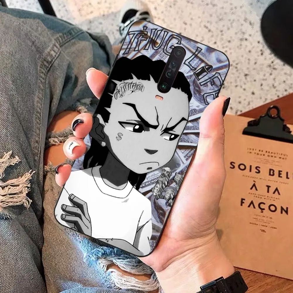 Huey Freeman The Boondocks Phone Case For Redmi 5 6 7 8 9 10 Plus Pro 6 7 8 9 A GO K20 K30 K40 Pro Plus F3 Fundas