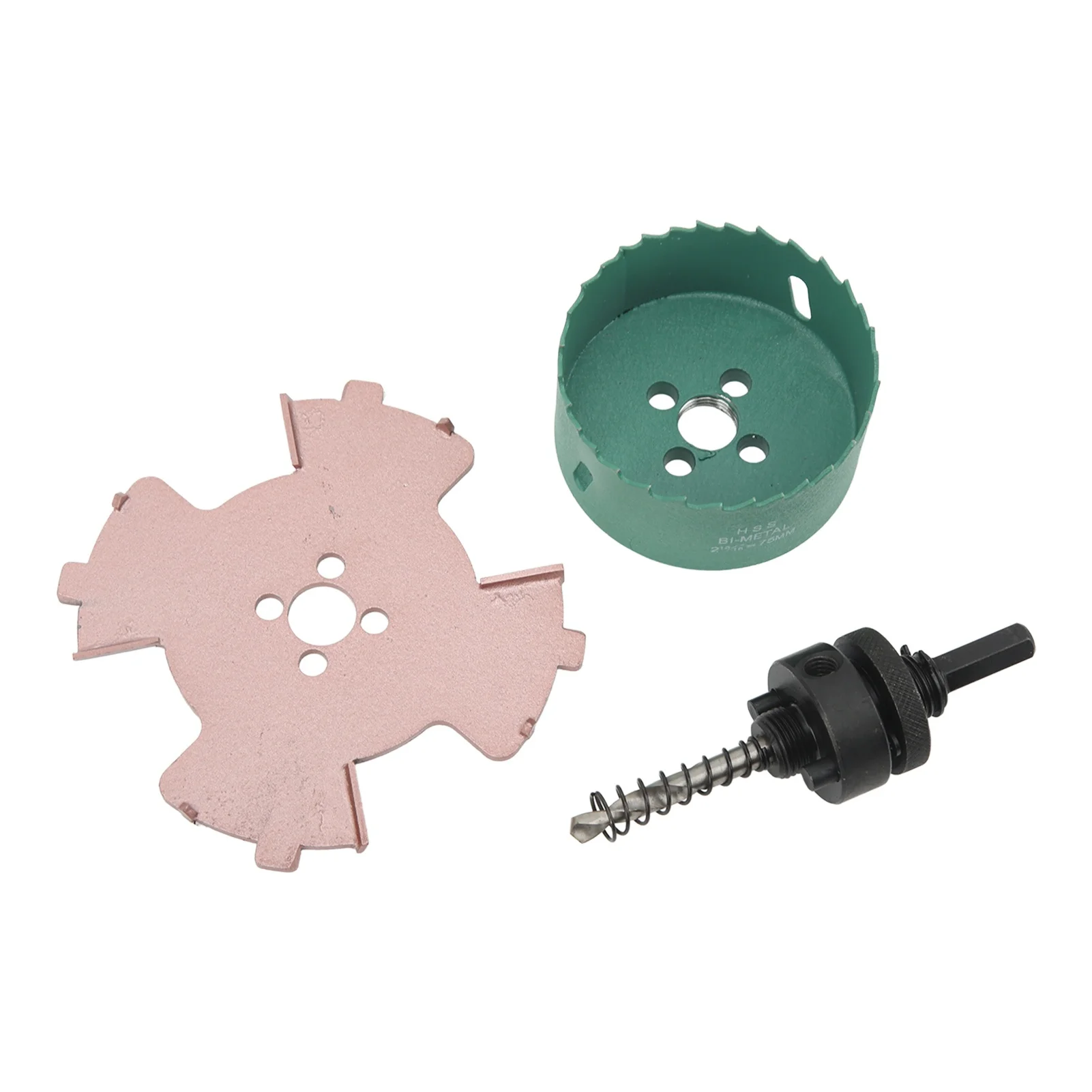 Borderless Spotlight Hole Opener Hex Shank Center Positioning Drill Counterslot Hole Tool Set