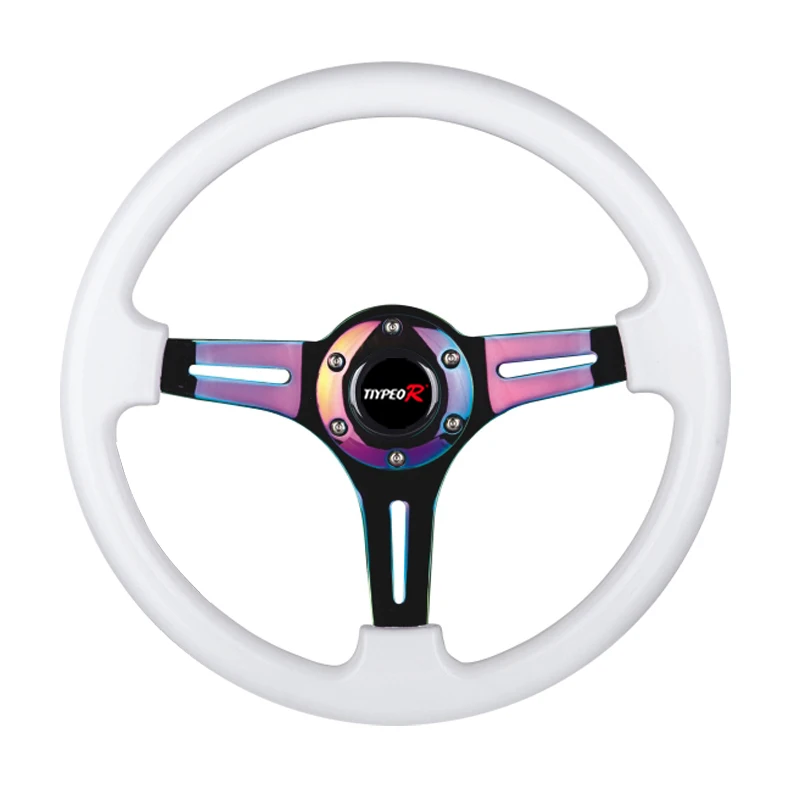 

Personality Modified Car Steering Wheel 350mm Vintage Universal Steering Wheel