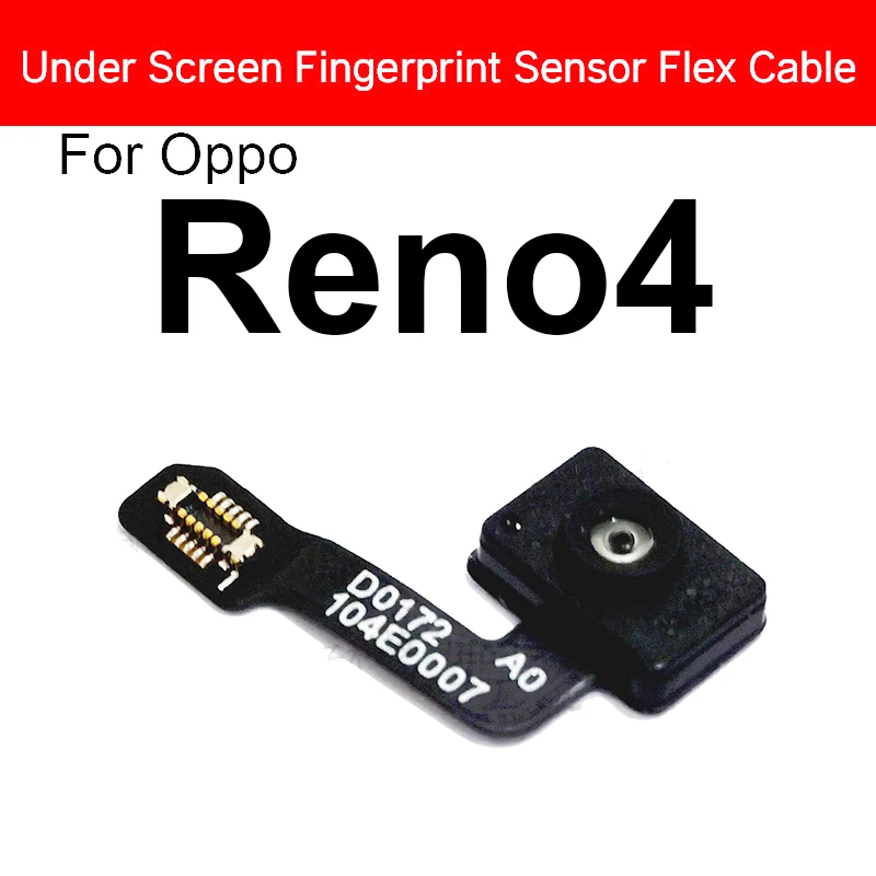 Under Screen Fingerprint Sensor Flex Cable For OPPO Reno Z 2Z 2 3 4 5 6 Pro 4G 5G Under Home Button Touch Fingerprint Sensor