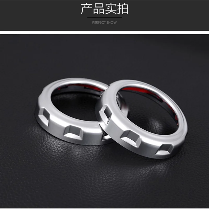 وحدة التحكم الخلفية مسند الذراع صندوق تكييف الهواء منفذ تنفيس حلقة غطاء الكسوة لاند روفر ديسكفري 4 LR3 Sport 2009-16 Accessories-A02G #2