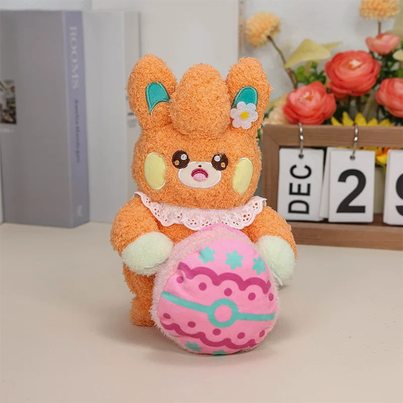 Pokemon LEGENDS Z-A Easter Pawmi Marmot 8 inches Plush Toy , Cartoon Switch Game Sun Moon Stuffed Animal Groundhog Teddy Doll