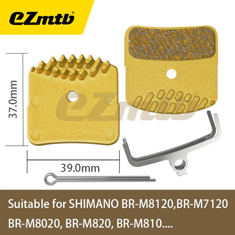 EZMTB Full Metal Bike Brake Pads for SHIMANO BR-M785 M8000 M8100 M987 M9000 M810 M820 M8020 M7120 M8120 M9100 R8170 R7170 R9170