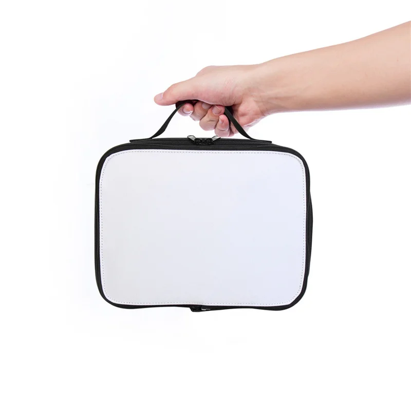 Sublimation Blank Insulate Lunch Box Bag Cooler Handbag Dinner Container School Food Storage Portable Bags For Man Women Kids