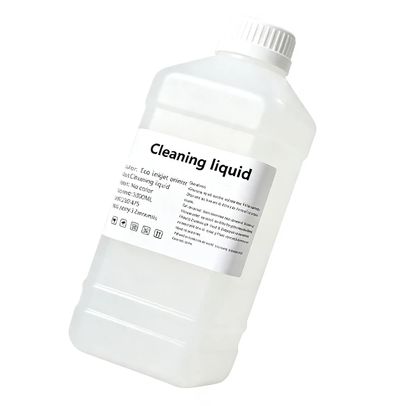 500ML 1000ML Eco-Solvent Ink Cleaning Solution For Epson JV33 JV34 DX2 DX4 DX5 DX6 DX7 Print Head Large Format Inkjet Printer