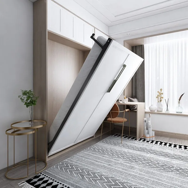 

Invisible Bed Wall Bed Invisible Integrated Small Wardrobe Invisible , Hardware Accessories Electric Bottom Turning