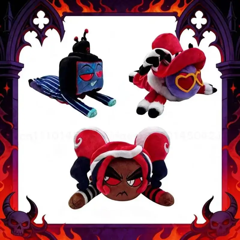 

Новая плюшевая кукла Вокс из Hazbin Hotel, 40 см, мягкая подушка-игрушка Вокс из аниме, подарок для фанатов на день рождения, для детей