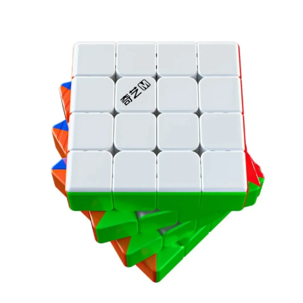 QiYi-M Pro Speedcube Magnético, Cubo Mágico, Puzzle Velocidade Profissional, Brinquedos Presente das Crianças, 4x4x4