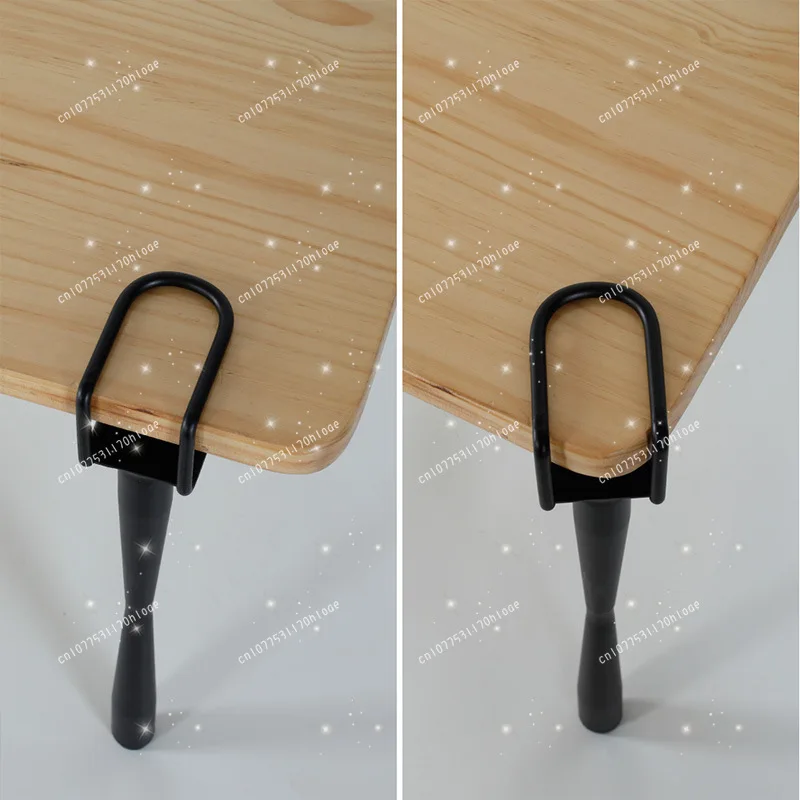 No-Drill Table Leg Bracket Coffee Table Leg Support Frame Desk Creative Detachable F Clamp Adjustable