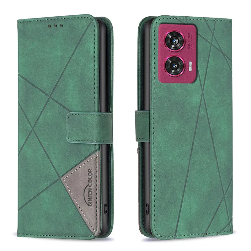 Luxury Leather Phone Case on For Motorola MOTO Edge 50 Neo Edge50 Ultra Fusion Pro 5G 2024 Etui Couqe Magnetic Wallet Flip Cover