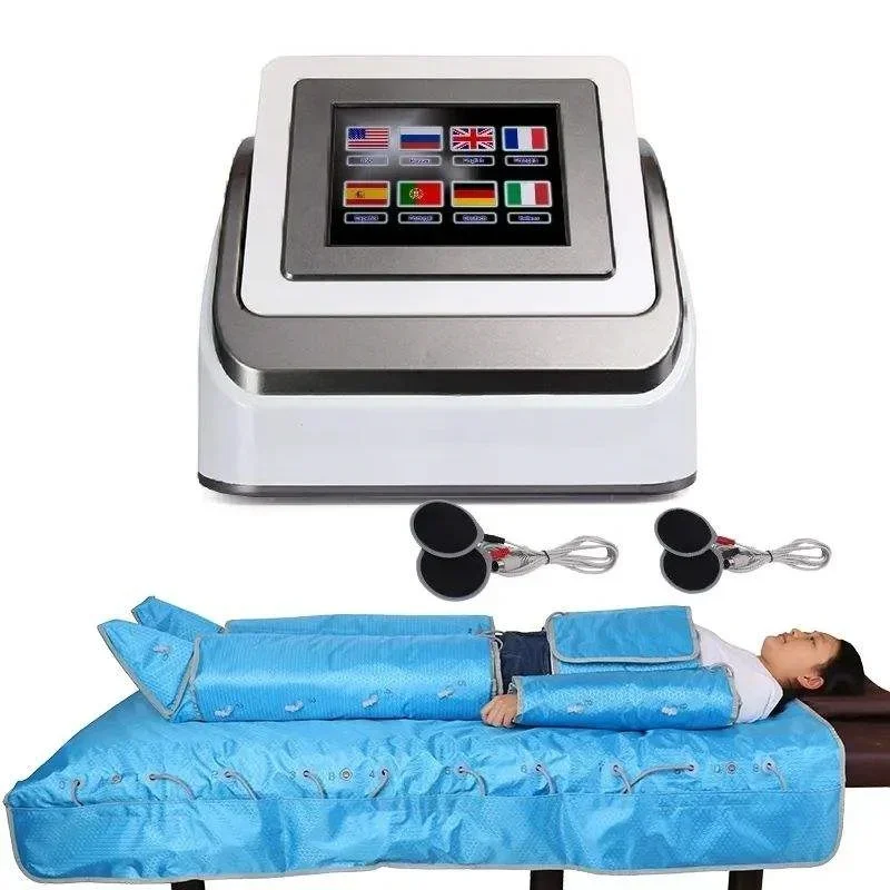 

3-in-1 Full Body Compression Massage Therapy Kit Touch Screen Lymphatic Drainage Machine for Legs Buttocks Arms - Pressure Thera