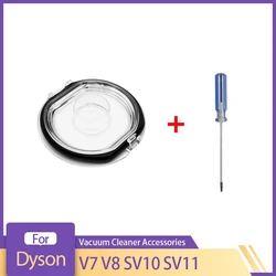 2Pcs Dust Collector Box Cap For Dyson V7 V8 SV10 SV11 Cordless Vacuum Cleaner Dust Bin Base Lid Replacement Accessories Parts