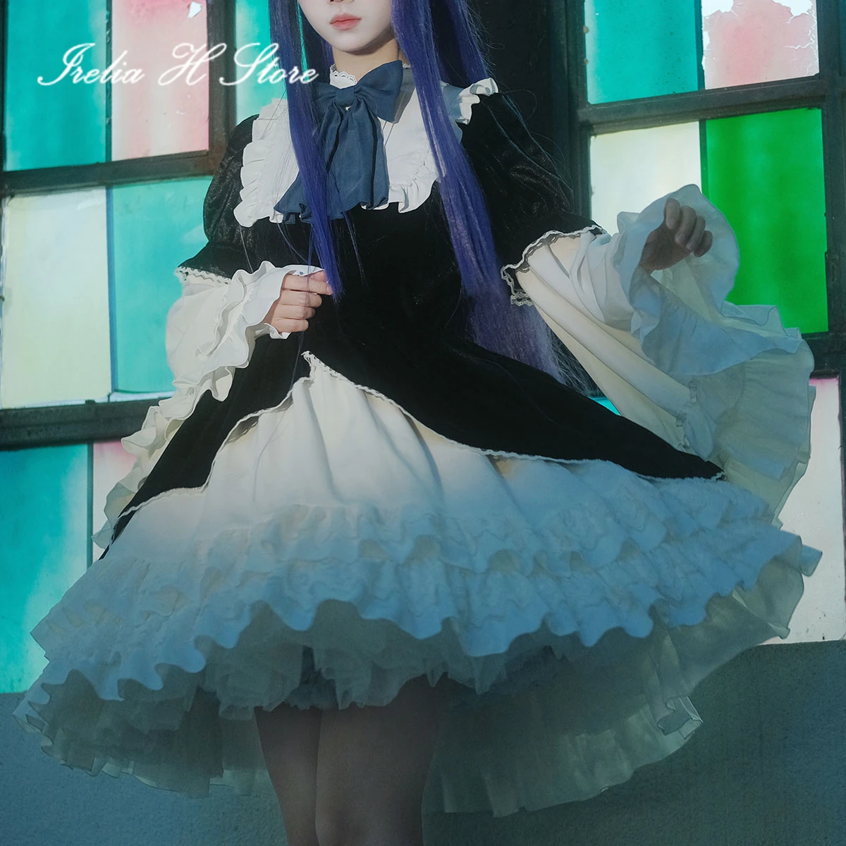 Irelia H Anime Bernkastel When They Cry Bernkastel  Cosplay Costume Anime Bernkastel lolita dress female Halloween Costume