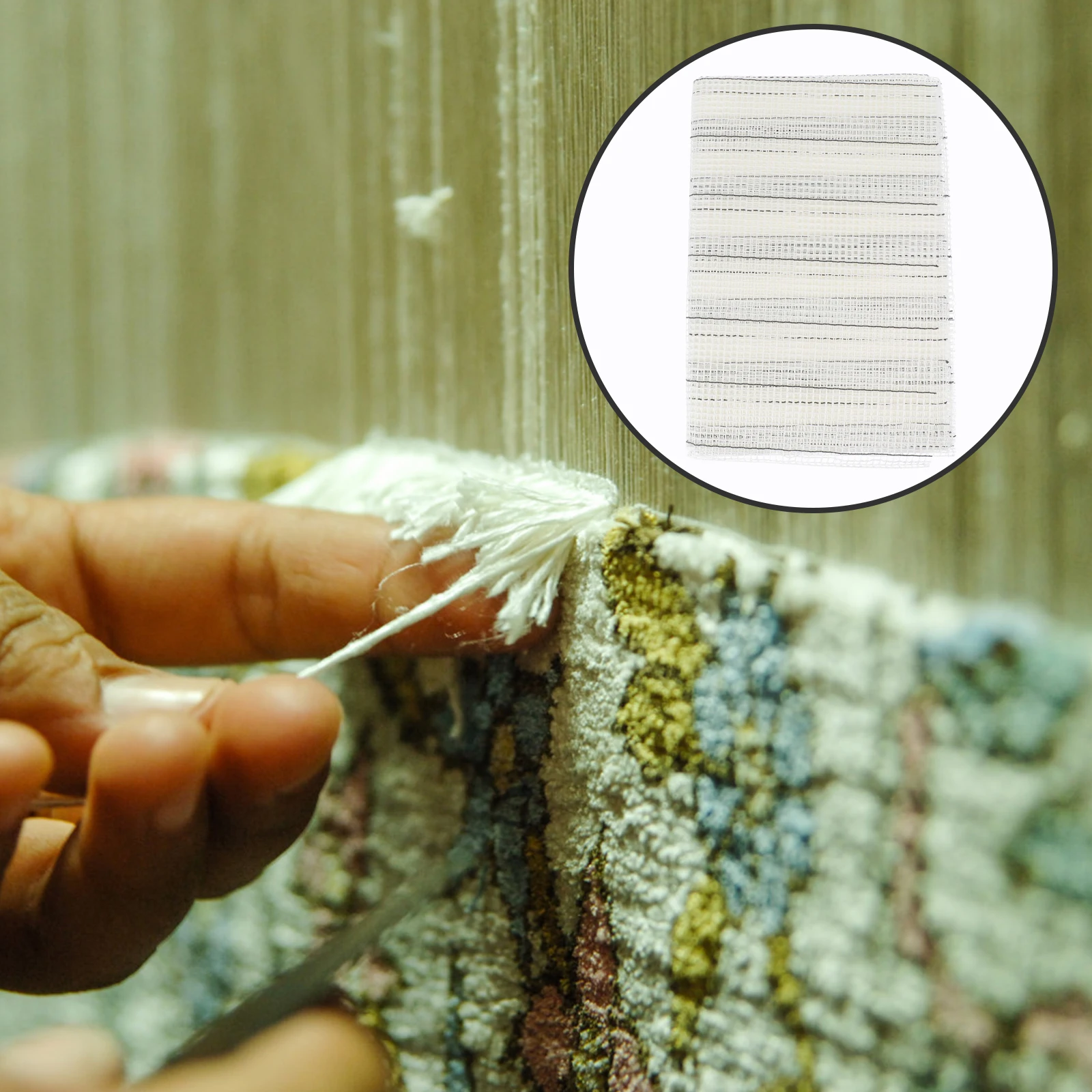 

Пустой ковер, сетка, тканевый материал премиум-класса для ковров «сделай сам», принадлежности для вязания крючком, гобелен, защелка, крючок, поделки, напольный коврик, вышивка