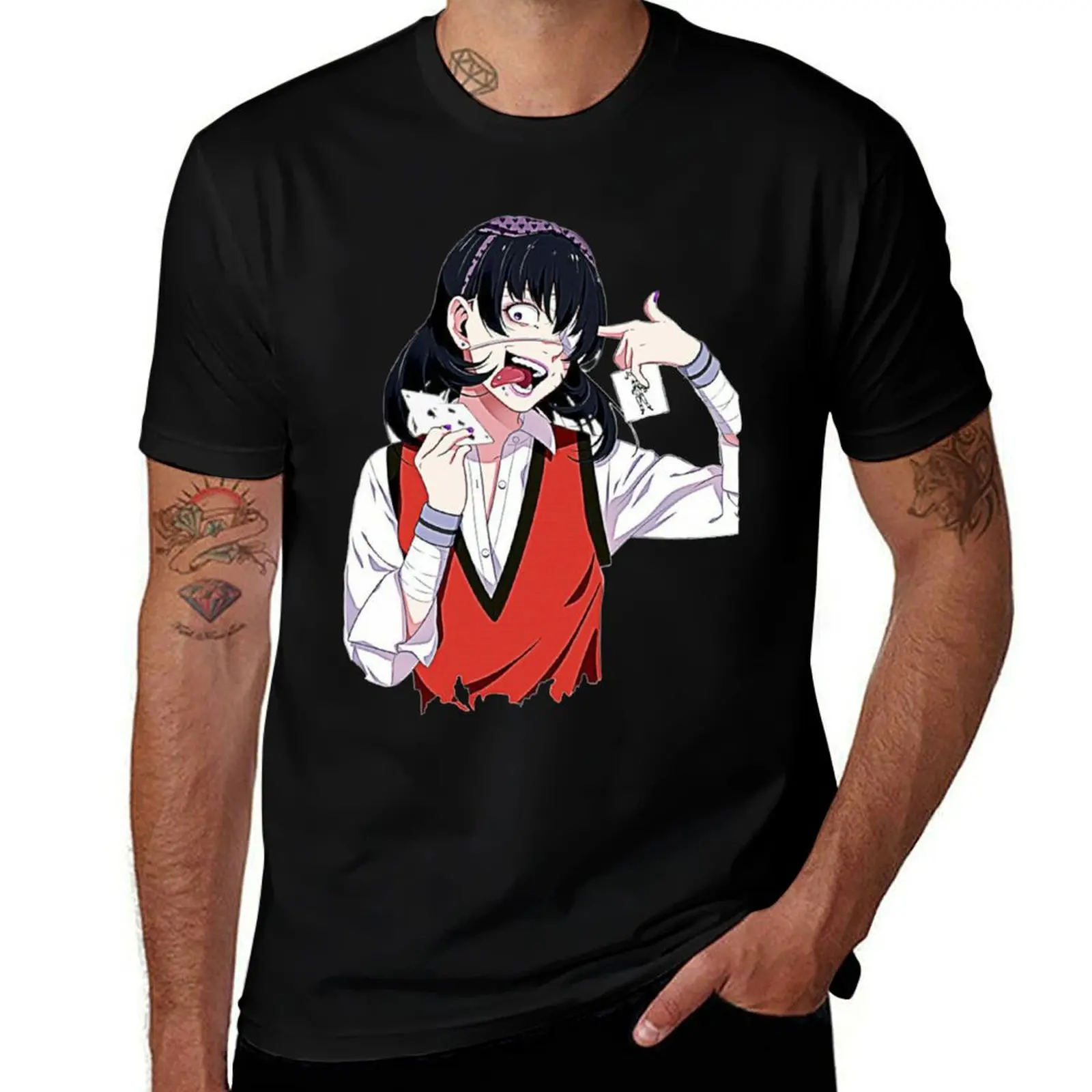 

Igrays midari ikishima t Shirt,kakegurui t Shirt,Anime Japanese T-Shirt men t shirt cotton 100% man shirt luxury T-shirt