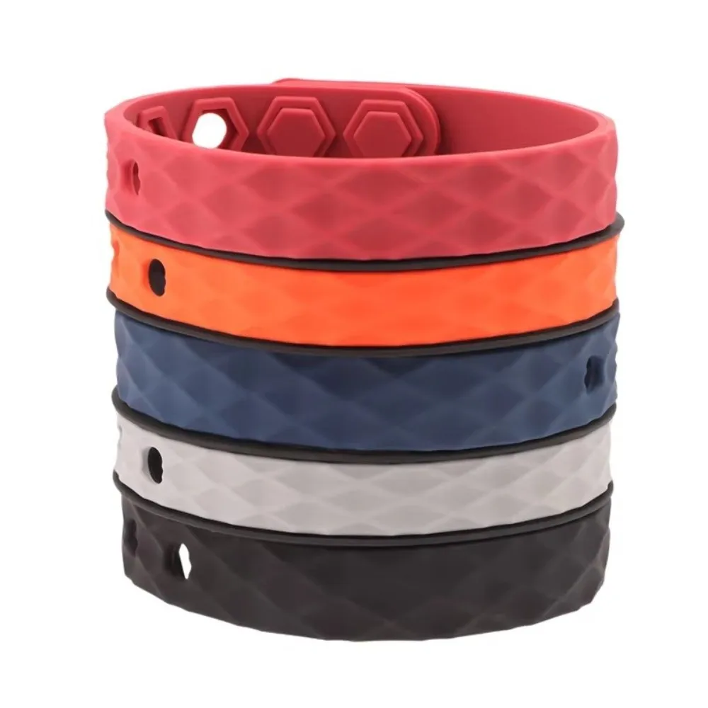 Silicone Anti Static Bracelet Waterproof Adjustable Negative Ion Wristband Wireless Rhombic Anti-Static Bracelet Home