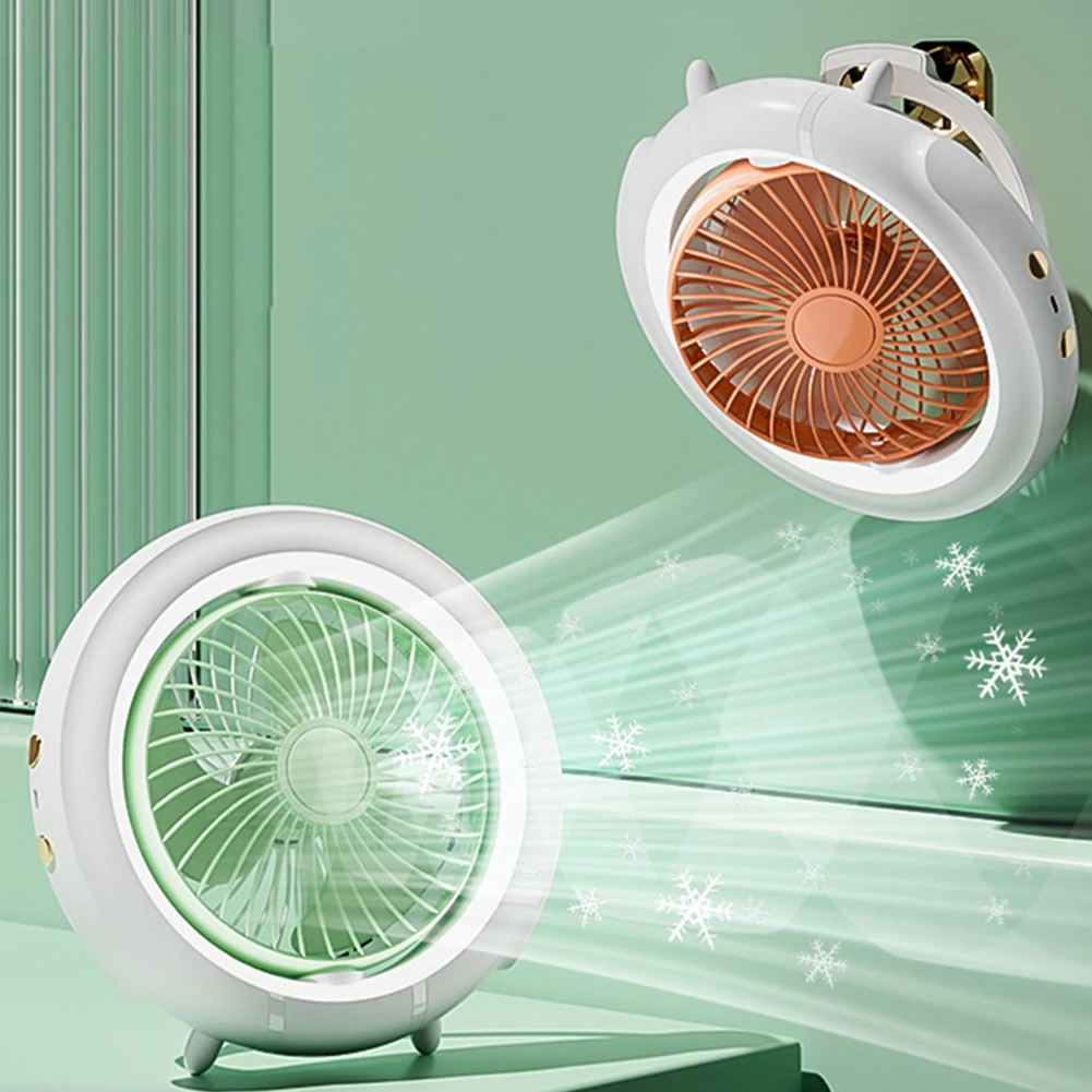 Fan Multifunctional Night Light Actual Ambient Night Light ABS PP Ambient Battery Capacity Ceiling Charging Hung