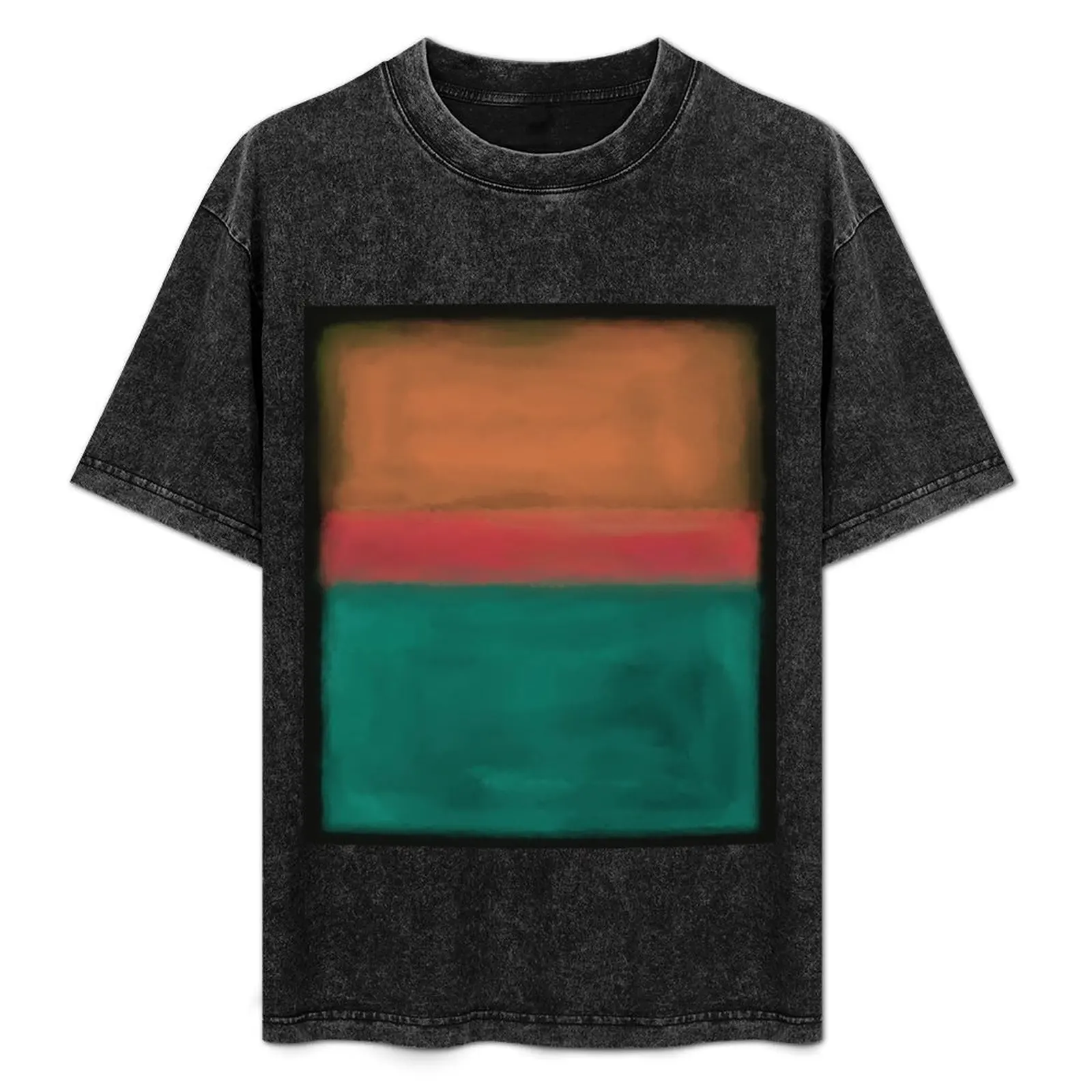 Rothko Inspired #4 T-Shirt Holiday Simple Tee Shirt