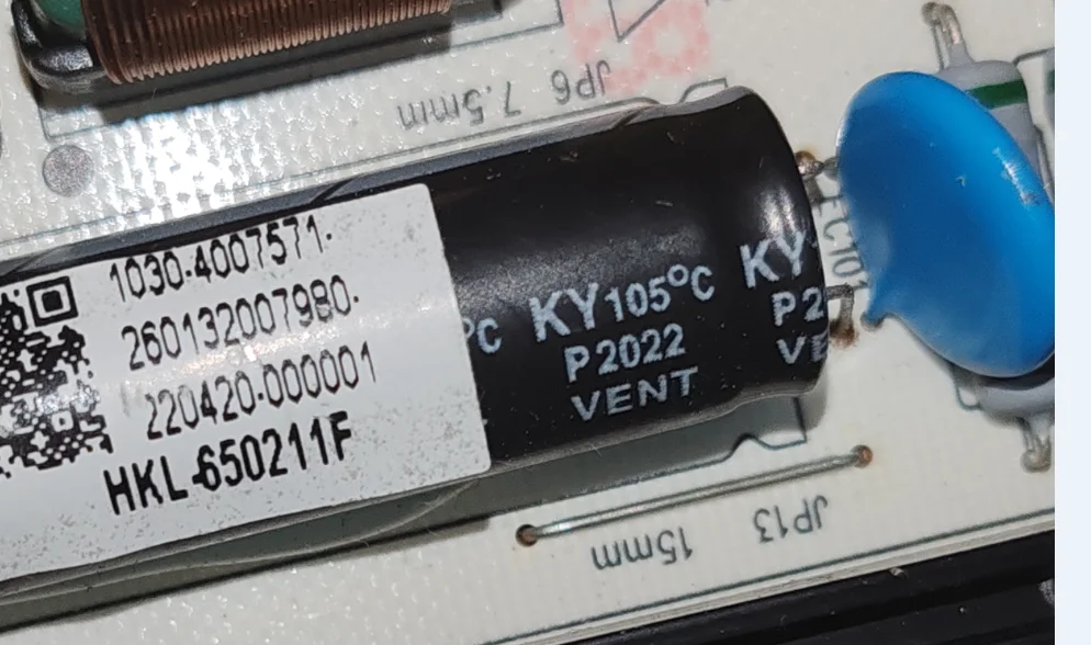 1030- 4007571 261501011960    لوحة طاقة تلفزيون LED، تم اختبارها جيدًا، صورة مادية لـ hkc