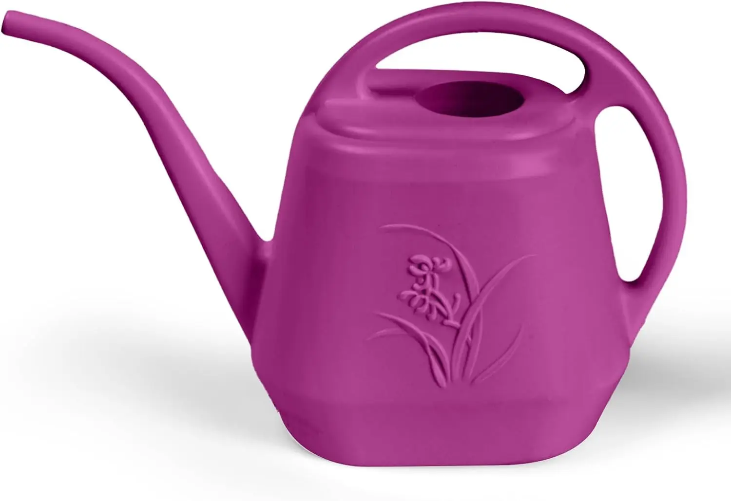1/2 Gallon Watering Can with Long Spout for Indoor Plants and Garden Watering, Rose Red